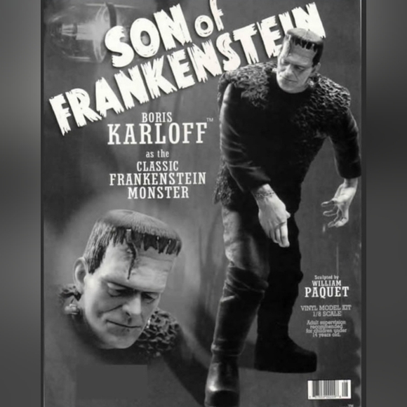 Son of Frankenstein Pro Built Vinyl Model kit Rare - Picture 13 of 14